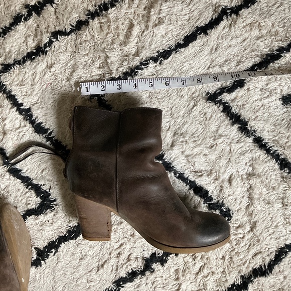 RALPH LAUREN DENIM &SUPPLY Brown leather booties - Picture 8 of 11